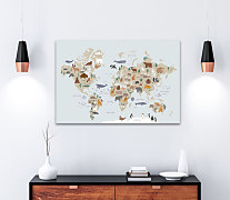 Obraz Mapa svet zvierat 2007